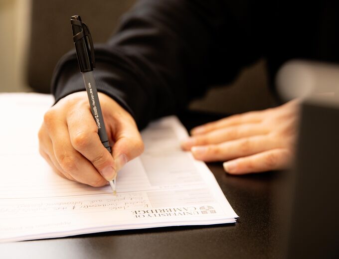Form filling picture